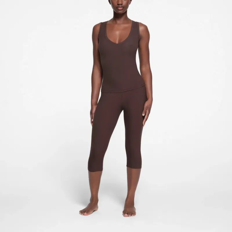 SKIMS SOFT LOUNGE CAPRI Casual Pants Women's Phoenix/Pheonix Color-1