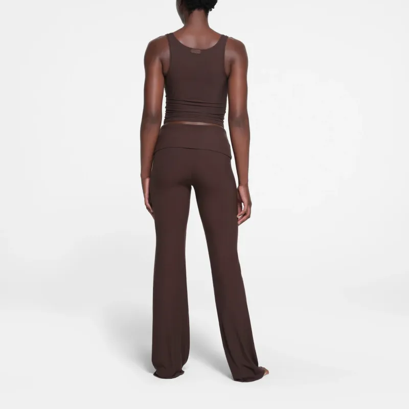 SKIMS SOFT LOUNGE FOLDOVER PANT Casual Pants Women's Phoenix/Pheonix Color-2