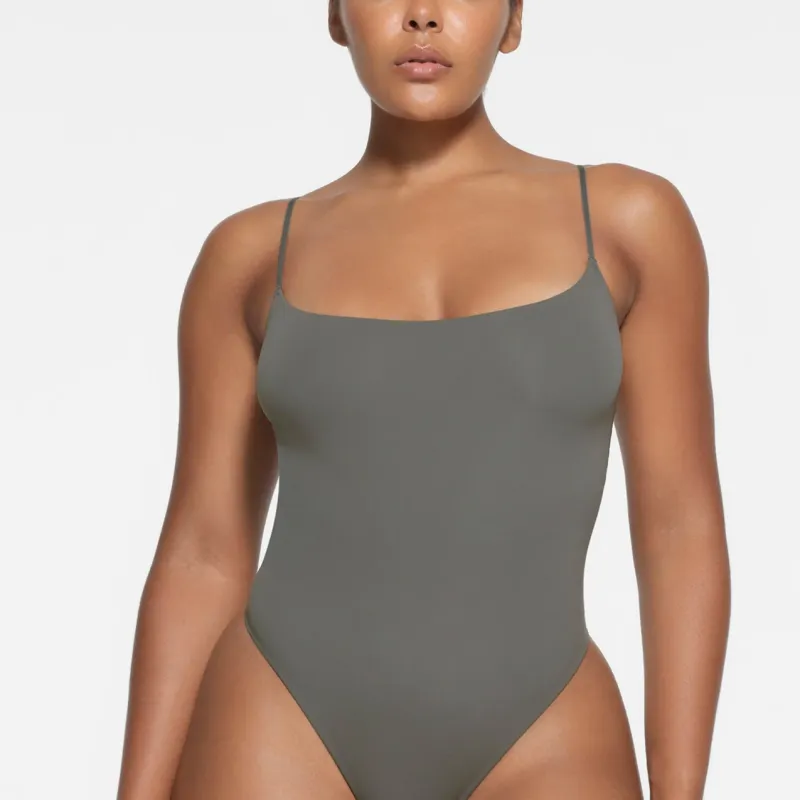 SKIMS FITS EVERYBODY CAMI BODYSUIT Bodysuits Women's GUNMETAL/Bronze-1