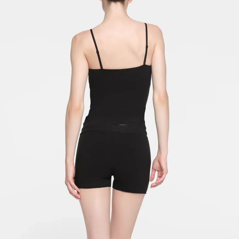 SKIMS COTTON JERSEY CAMI Camisole Women's SOOT/Smoke Gray-2