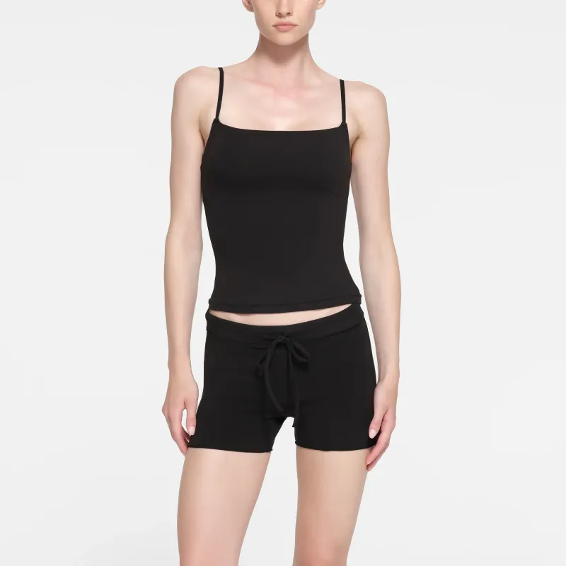 SKIMS COTTON JERSEY CAMI Camisole Women's SOOT/Smoke Gray-1