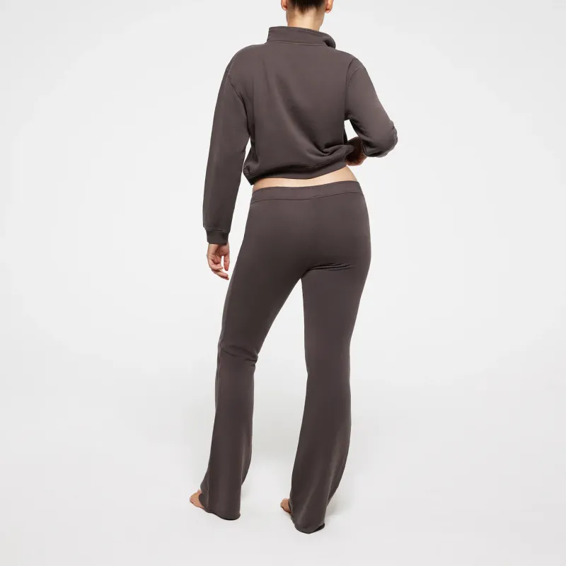 SKIMS SS24 Summer Collection FRENCH TERRY LOW RISE PANT Casual Pants Women's IRON/Iron-2
