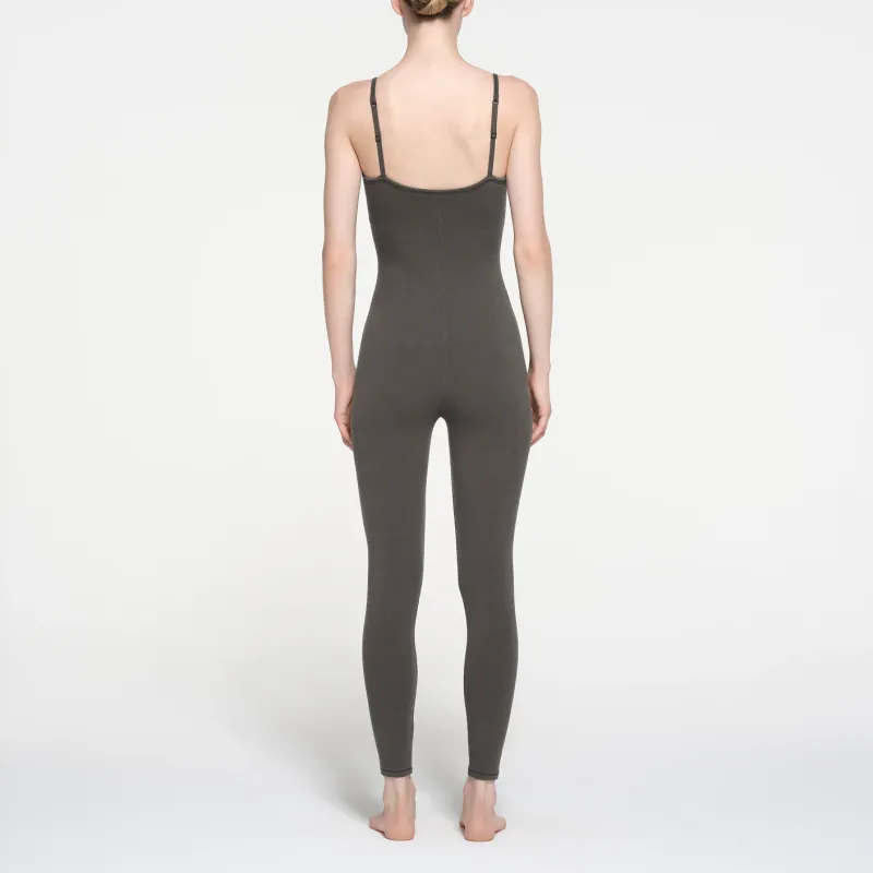 SKIMS SS24 Summer Collection OUTDOOR CAMI CATSUIT Jumpsuit Women's Washed Onyx/Washable Agate-3