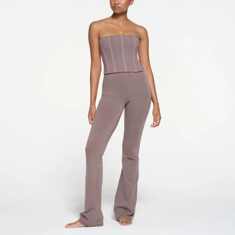 SKIMS SS24 Summer Collection OUTDOOR HIGH WAISTED FLARE LEGGING Casual Pants Women's ZINC/Zinc-1