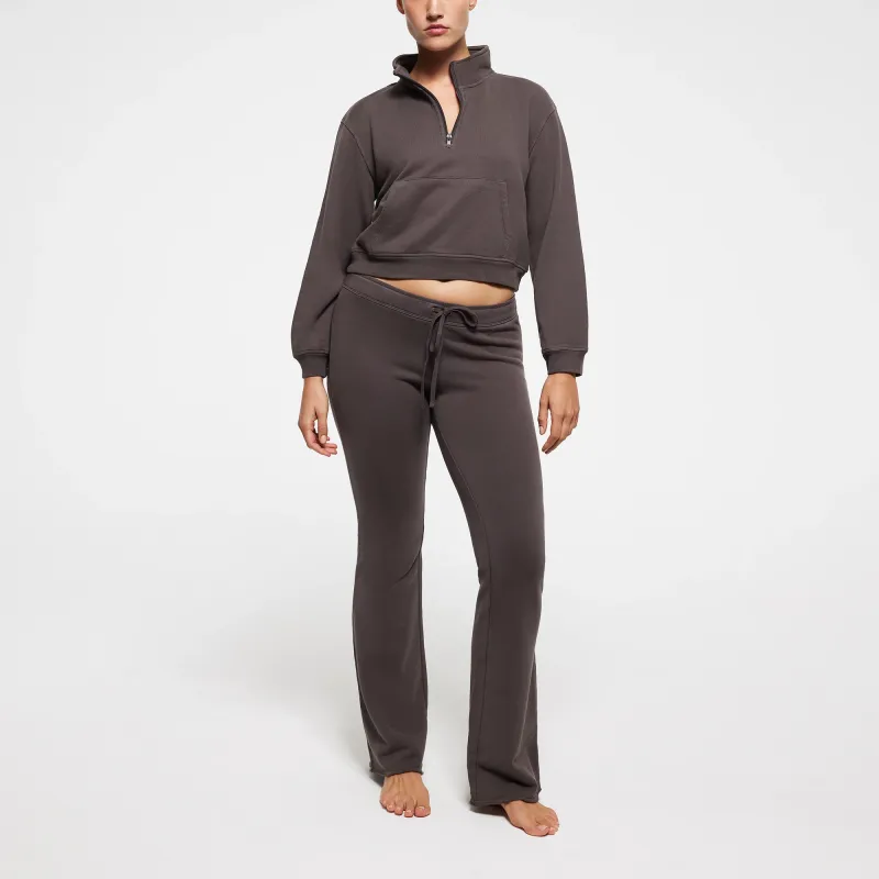 SKIMS SS24 Summer Collection FRENCH TERRY LOW RISE PANT Casual Pants Women's IRON/Iron-1