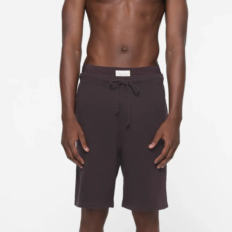 SKIMS SS24 Summer Collection TERRY MENS LONG SHORT Casual Shorts Men's Phoenix/Pheonix Color-1