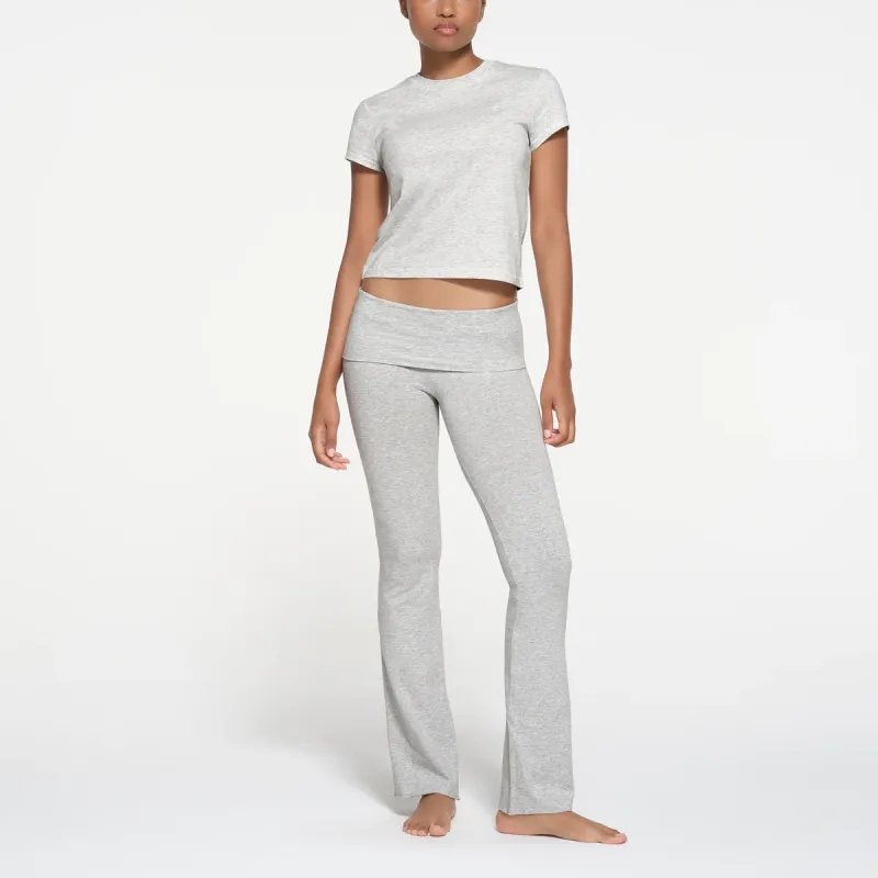 SKIMS Regular T Shirt Women's LIGHT HEATHER GREY/Light Gray-1