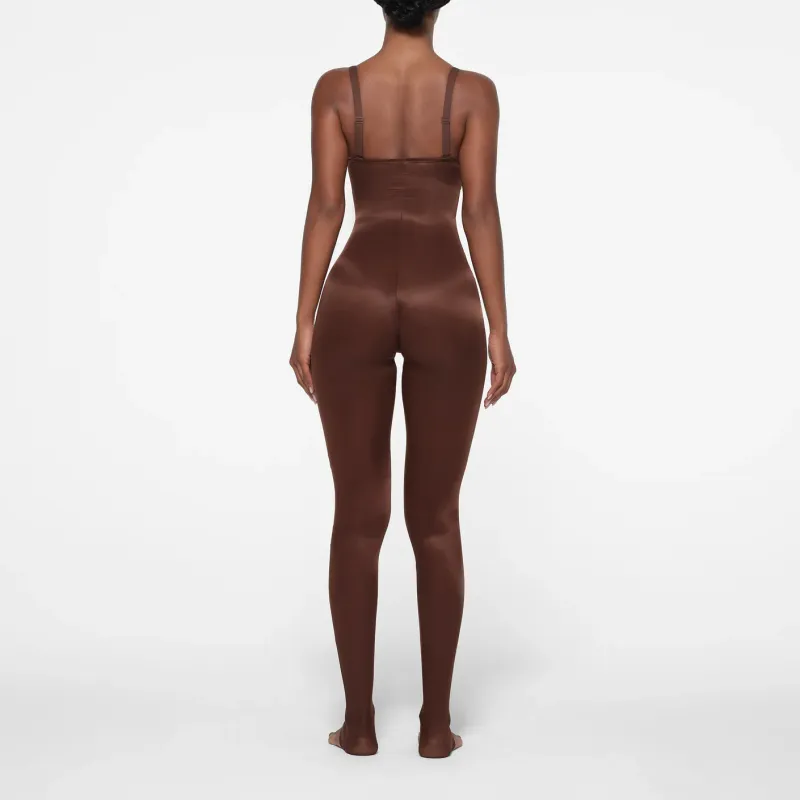SKIMS SIMPLY BARE UNDERWIRE CATSUIT Shapewear Bottom Women's COCOA/Cocoa-1