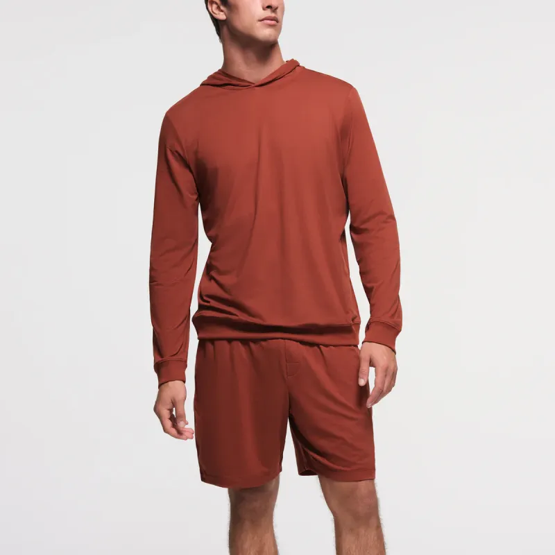 SKIMS OUTDOOR JERSEY MENS CLASSIC HOODIE Sweatshirt Men RUSTy Red-1