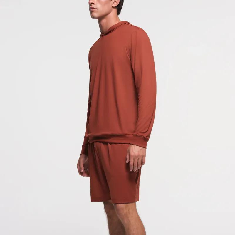 SKIMS OUTDOOR JERSEY MENS CLASSIC HOODIE Sweatshirt Men RUSTy Red-3