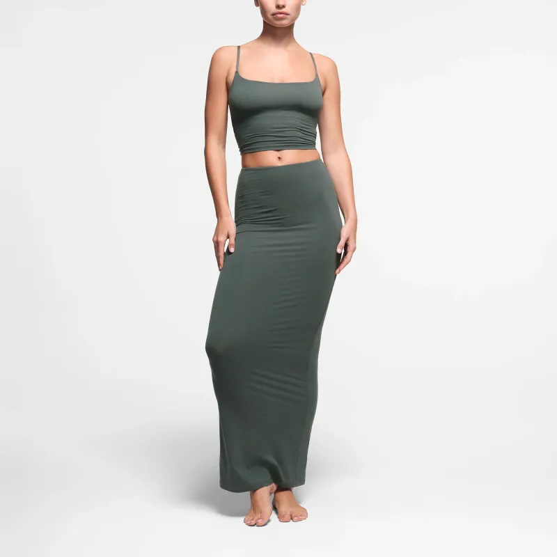 SKIMS FITS EVERYBODY CROPPED CAMI Camisole Women's DEEP SEA/Deep Sea Color-1