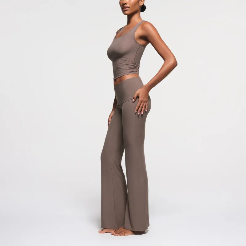SKIMS SOFT LOUNGE FOLDOVER PANT Casual Pants Women's AMETHYST/Amethyst-3