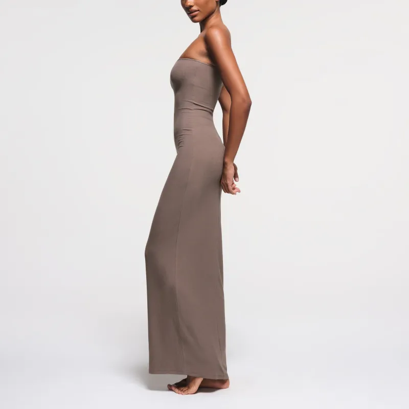 SKIMS SOFT LOUNGE TUBE DRESS Sleeveless Dress Women's Amethyst/Purple Crystal-3