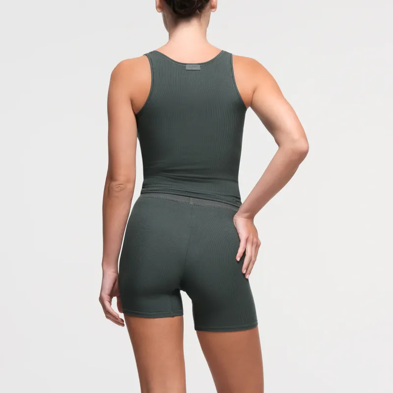 SKIMS SOFT LOUNGE BOXER Boxer Shorts Women's DEEP SEA/Deep Sea Color-2