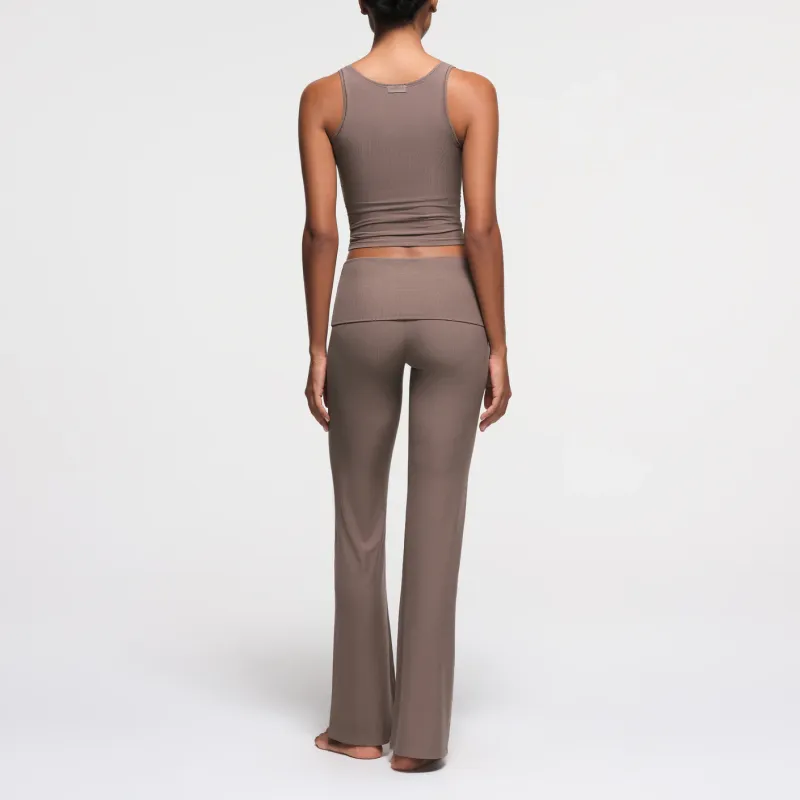 SKIMS SOFT LOUNGE FOLDOVER PANT Casual Pants Women's AMETHYST/Amethyst-2