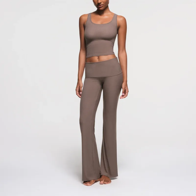 SKIMS SOFT LOUNGE FOLDOVER PANT Casual Pants Women's AMETHYST/Amethyst-1
