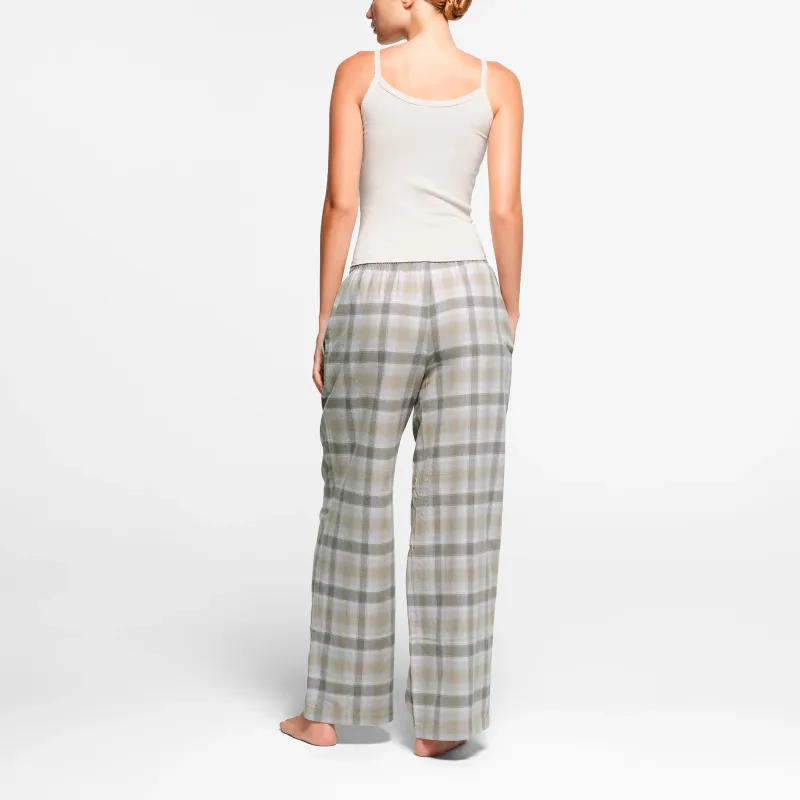 SKIMS DROP NEEDLE POINTELLE LONG CAMI Tank Top Women's MARBLE/Marble-2