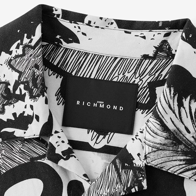 JOHN RICHMOND Shirt Men's Light Gray Plant-4