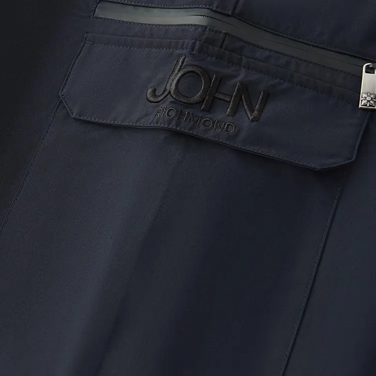 JOHN RICHMOND Knitted Sweatpants Men's Navy Blue-3