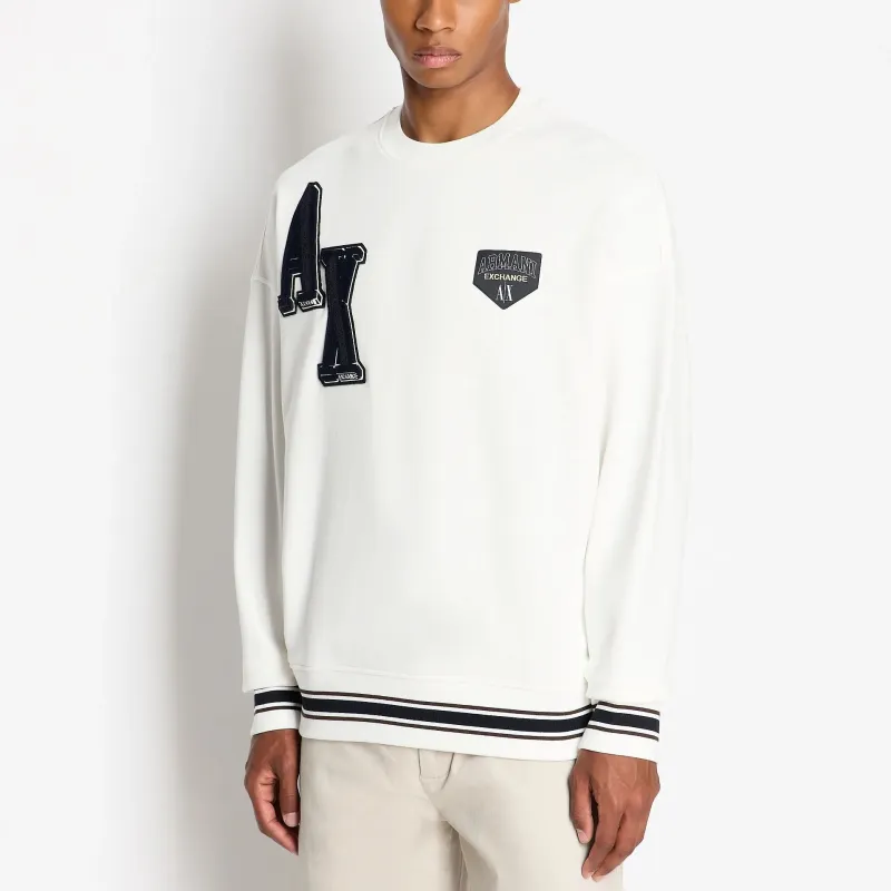ARMANI EXCHANGE Sweatshirts Men White-1