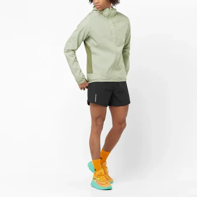 SALOMON Bonatti Cross Wind Jackets Coats Men's Green-4