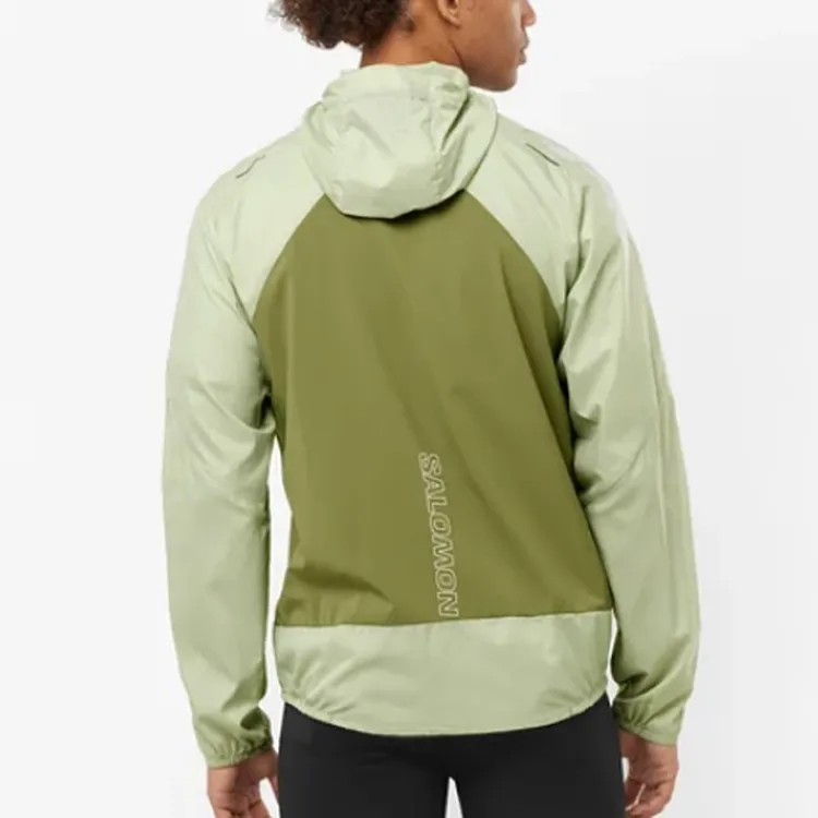 SALOMON Bonatti Cross Wind Jackets Coats Men's Green-3