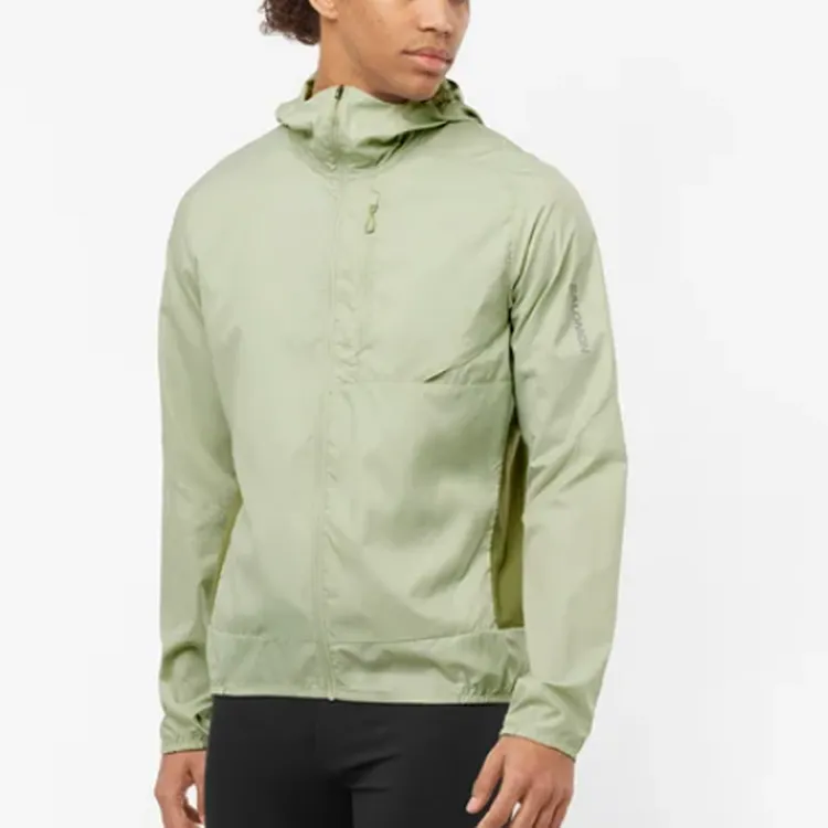 SALOMON Bonatti Cross Wind Jackets Coats Men's Green-2