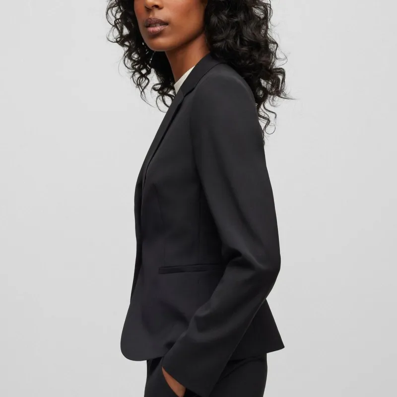 HUGO BOSS Single breasted Notch lapels Blazer-4