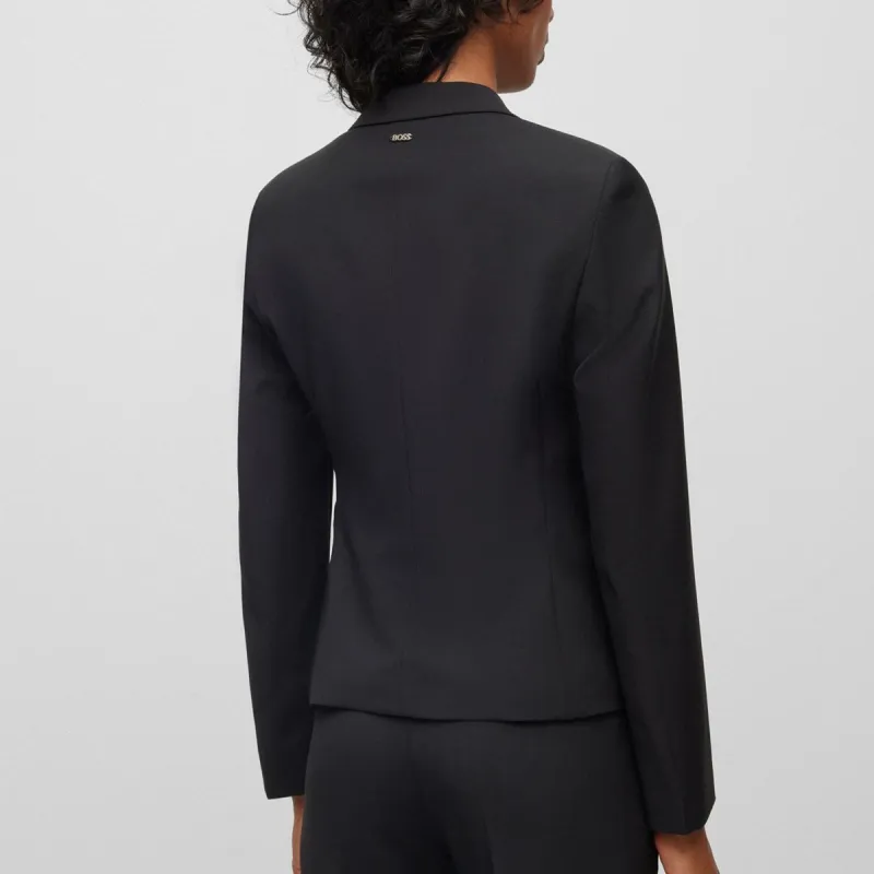HUGO BOSS Single breasted Notch lapels Blazer-3
