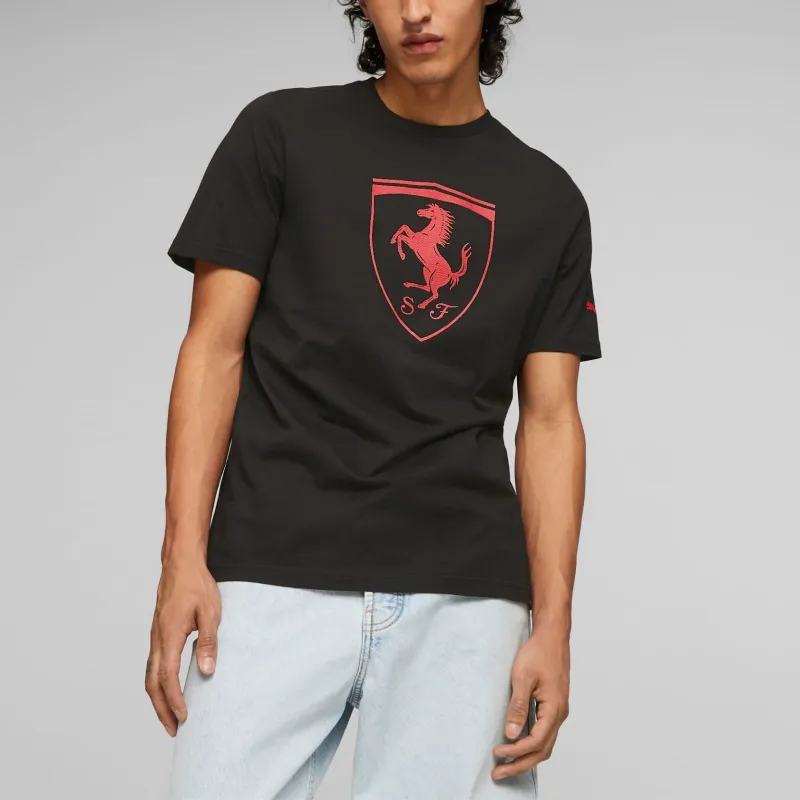 PUMA Scuderia Ferrari T Shirts Men Black-3