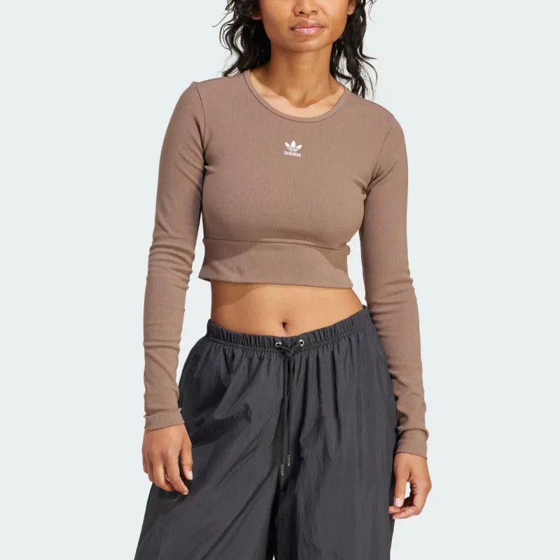 Adidas Originals Essential Regular T Shirt Women's Khaki-1