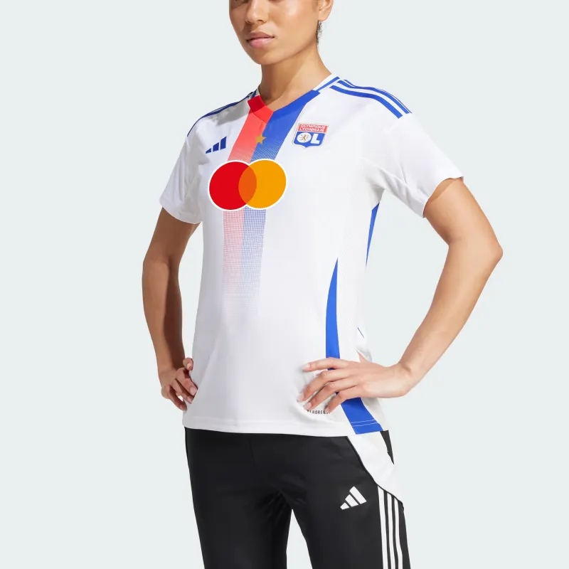 Adidas Olympique Lyonnais 24/25 Home Jersey Soccer Jerseys Women's White-2