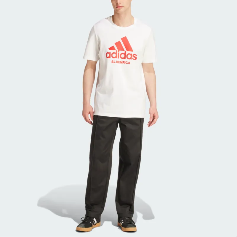Adidas Benfica Seasonal Graphic T-Shirt Men's White-4