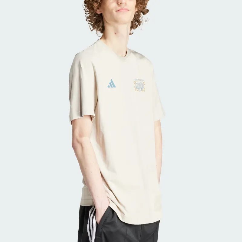Adidas Wiesn Football Graphic T-Shirt Men's Ivory-3
