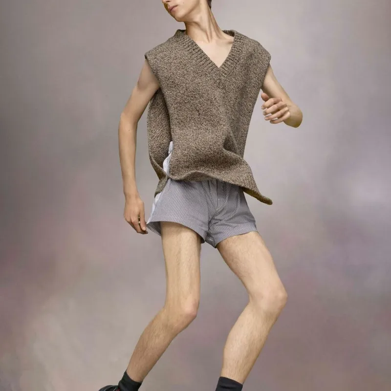 Maison Margiela V-Neck Sleeveless Cardigan-1