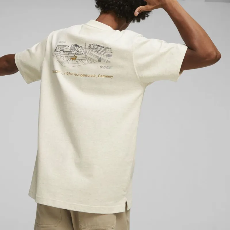 PUMA 75th Anniversary No.1 Logo Celebration Tee T Shirt Men's White-3