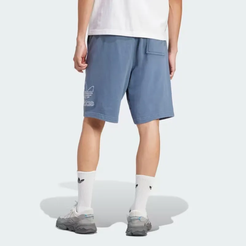 Adidas Originals Adicolor Outline Trefoil Shorts Casual Shorts Men's Light Blue-2