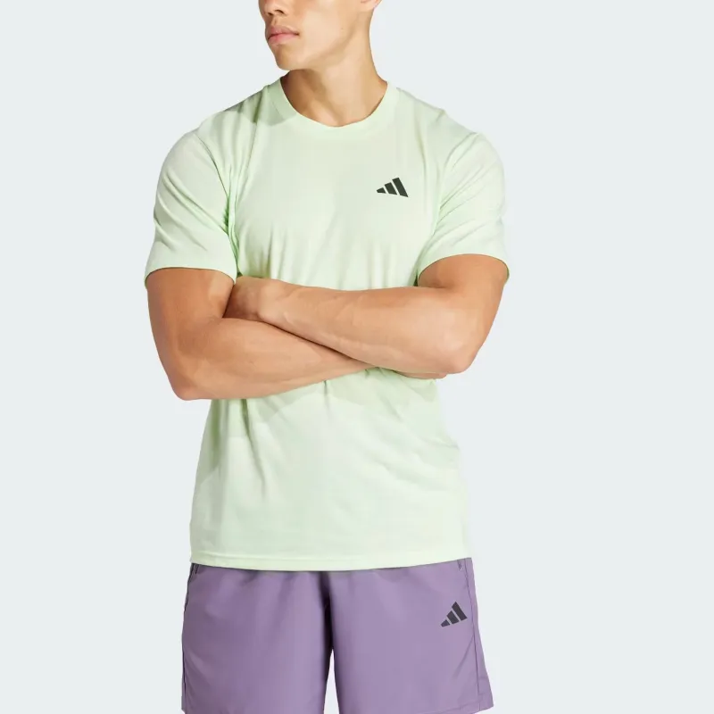 Adidas Train Essentials Feelready Training Tee T Shirt Men's Green-1