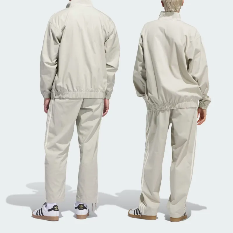 Adidas Originals Skateboarding Sst Track Pants Casual Pants Unisex Gray White-3