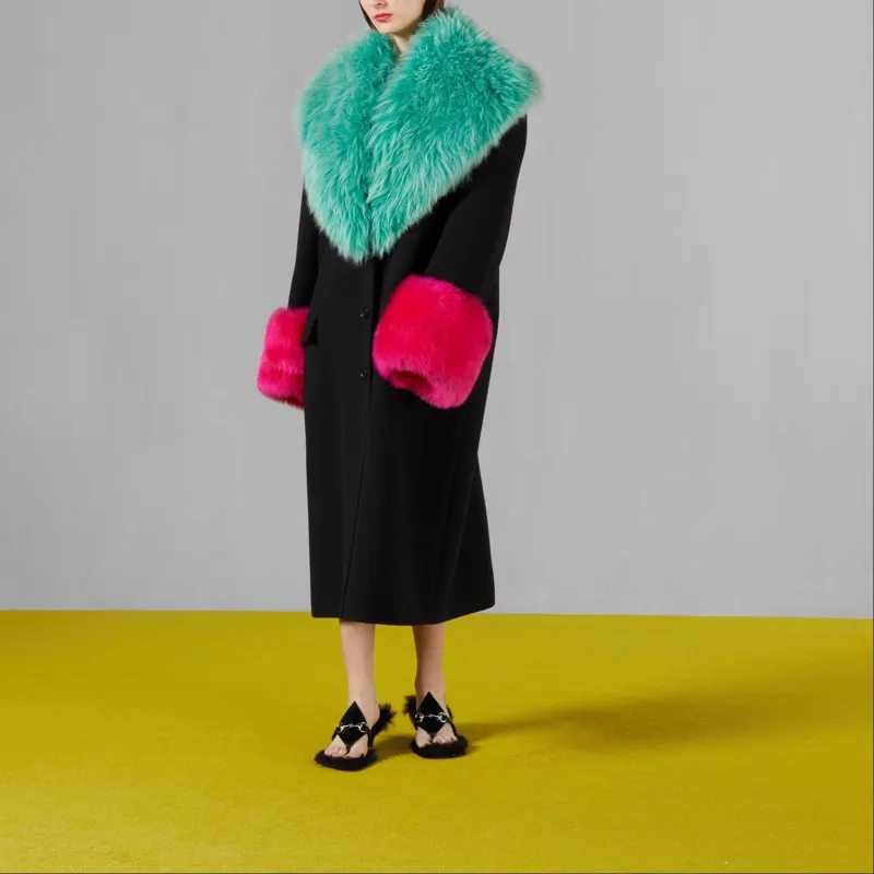 GUCCI Interlocking G Oversized Coat-2