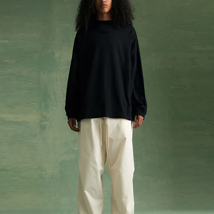 Fear Of God Essentials Logo embroidered Long sleeve T shirt-3