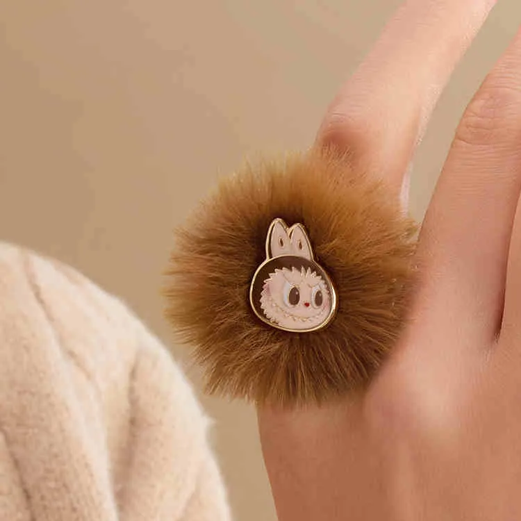POP MART Warm Collection Labubu Plush Ring Trend Based Products-3