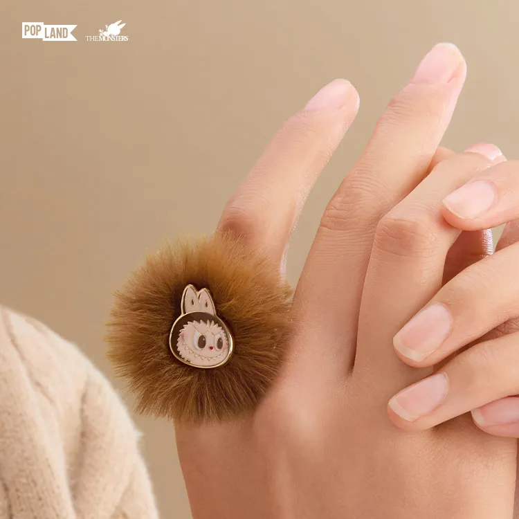 POP MART Warm Collection Labubu Plush Ring Trend Based Products-1