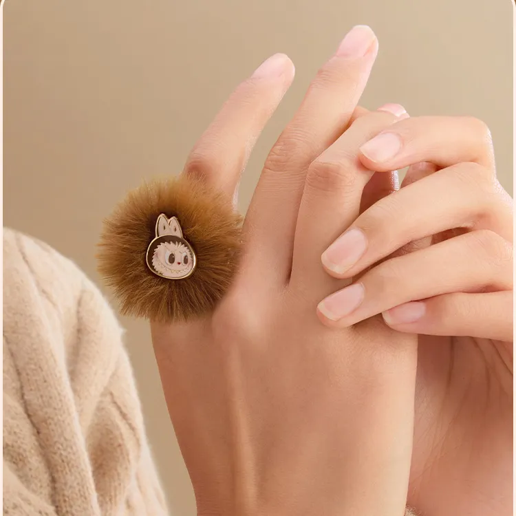 POP MART Warm Collection Labubu Plush Ring Trend Based Products-2