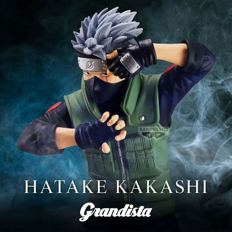 BANPRESTO Naruto, Shippuden Grandista Kakashi Hatake Bonus Gifts 23cm-3
