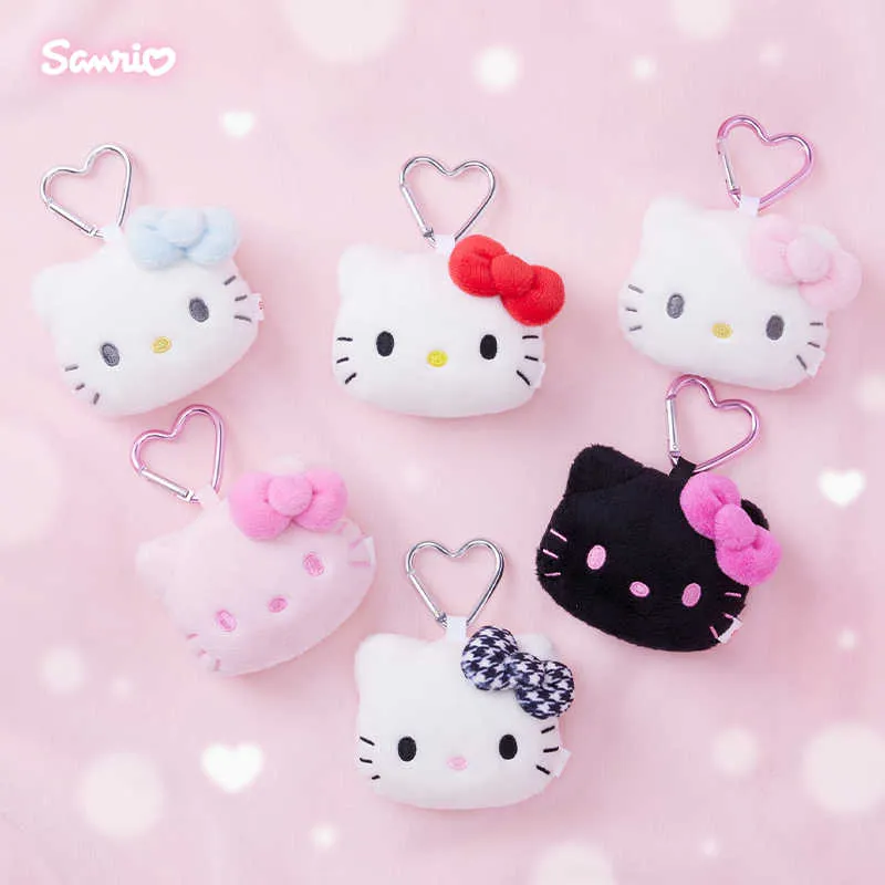Sanrio Polyester Doll, Plush Pendant Unisex Black Pink-4