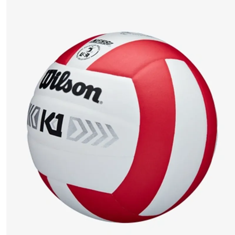 Wilson Size 5 Volleyball Unisex Red White-3