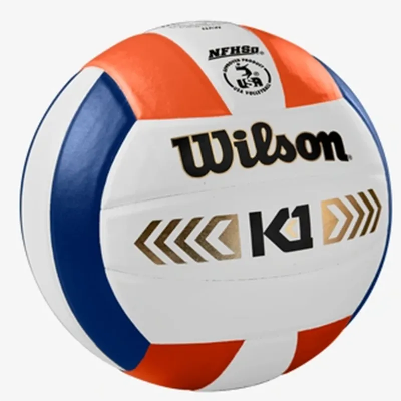 Wilson Size 5 Volleyball Unisex Orange White Blue-1