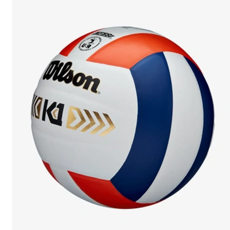 Wilson Size 5 Volleyball Unisex Orange White Blue-4