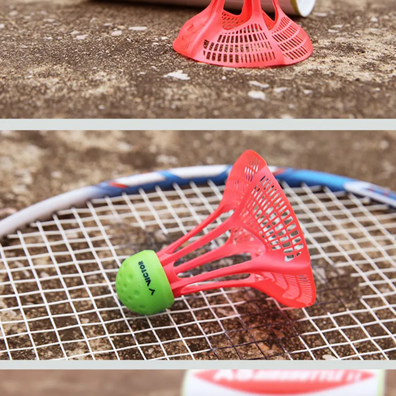 VICTOR AS AirShuttle 2 Nylon Shuttlecock 3 Pack Nylon Everyday Shuttlecocks-4